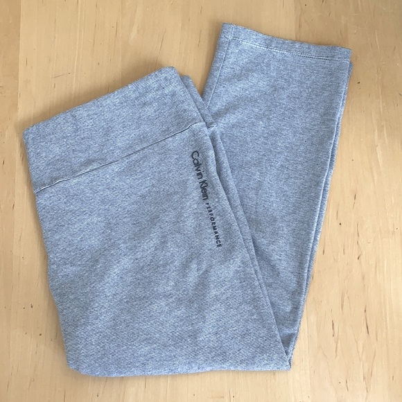 Calvin Klein Pants - Calvin Klein Grey Stripe Leggings